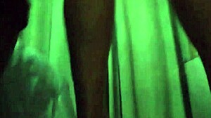 hooker waits in hotel room for client.