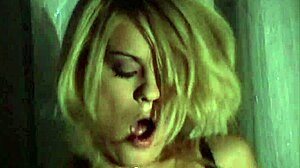blonde's perfect pussy craves huge jizz load on tongue in vintage hd restyling