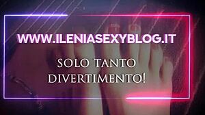 Intense Italian wife gives jerk off instructions with dirty talk