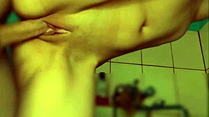 She loves fucking, I fill her pussy with cock in pov, moaning and cumming