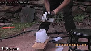 that useless bitch is playing with her clit