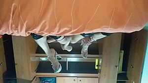 Latina Trans Takes New Toy's Ass Completely