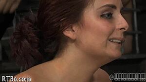 Wicked chick, wanna see titty punishment up close or what?