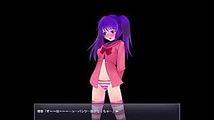 in this hentai game, the girl gets humiliated and masturbates during exposing play part 3