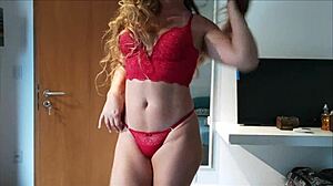 Bored Latina Amateur in Homemade Setting with Blonde