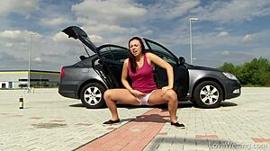 Morgan's Outdoor Fetish Solo Session