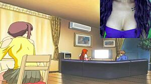 stepmom breastfeeds stepson, he fucks her wet pussy in hentai