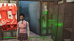 फॉलआउट 4 में एली सिन्थ के साथ बड़ा एनल लेती है!