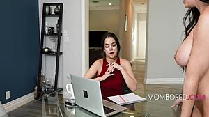 Hey, Regarde le Mari Cocu Freeuse avec la Femme du Patron Angelina Moon