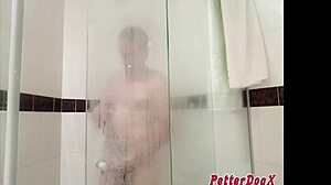 I love watching petter dogx shower, the new sexy brazilian porn star.
