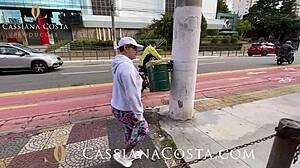 Cassiana Costa пак удря с аматьорска латинска свирка и навеждане за чукане на cassianacosta com
