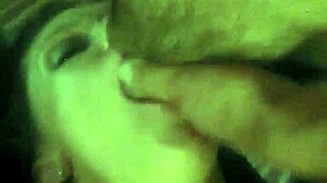 Intriguing wet cock sucking session with deep throating.