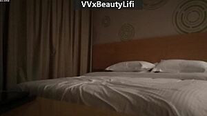 the big tit goddess rides on top for a titjob