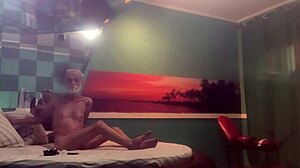 the couple explores front and back sex in this amateur voyeur anal scene