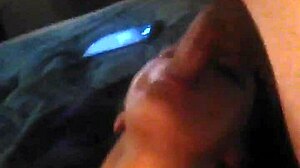 Intriguing wet cock sucking session with deep throating.