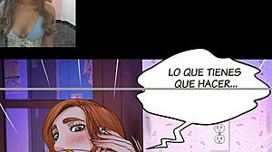 is my aunt in this erotic anime chapter?