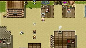 Blonde Hentai Girl Exposes Big Tits