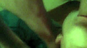 Intriguing wet cock sucking session with deep throating.