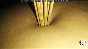 Beautiful Navel Adorned With Natural Tits