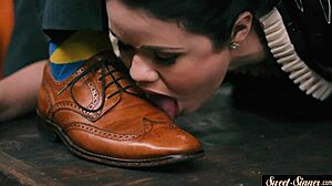 Classy teen turns wild outdoors, riding cock and getting jizzed on her pussy