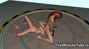 this 3d redhead lesbian babe is getting her pussy licked so good 😍