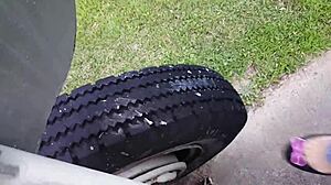 Intimate webcam fetish session on Facebook with intimissimaskype