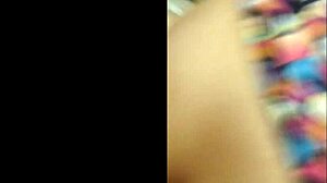 Latina Enjoys Private Time In The Bathroom