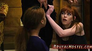 Bound Teen 18+ Girls Alexa Nova and Kendall Woods in Magic Wand Bondage