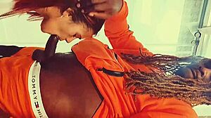 Soft to hard blowjob leads to creampie 😏