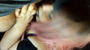 bbw goth milf ivy gives blowjobs with huge cumshots