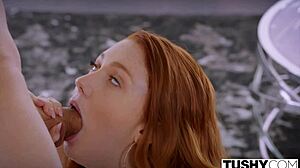 tushy thicc college redhead gets gaped by strict teacher