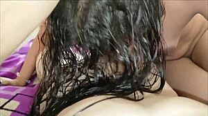 Latina colombiana loves big young cocks but wants first time with older stepbrother's huge cock