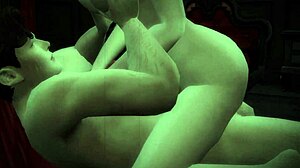 spider man FOLLANTE a black cat en acción salvaje de dibujo animado 3D