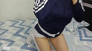 waiting in bed to strip off my mask