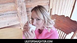 LilStepdaughter - Emma Hix di Kabin Hutan POV Main Memek