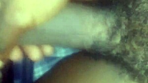 black cock delivers intense morning cumshot blast