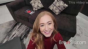 Callie Black bygger stedbrors anal tillid rå