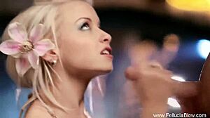 feeling refreshed after her soothing oral session today