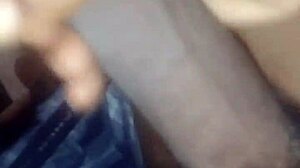 black cock delivers intense morning cumshot blast