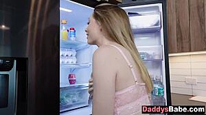 young stepdaughter eagerly sucks her step daddy's cock