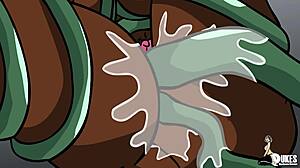 Sexy PAWG Dominates DILF in Sci-Fi Clash