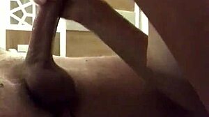 Deep blowjob on monster cock with cumshot