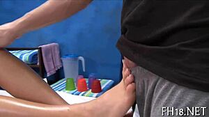Massage with dildo toys!