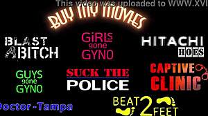 Az elsőéves Melany Lopez keményen elélvez a hitachi pálcától az orvos Tampás kollégiumi fizikai vizsgálatán a hitachihoescom-on!