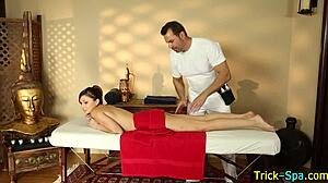 Babe Secretly Admired by Skilled Masseur