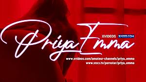 هندية عربية بريا إيما تقدم مص قوي كلوز أب مع وجه جامح