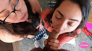 Lizren explores Chilean polyamory with oral adventures 😍