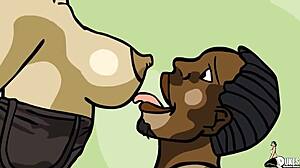 Veliki črni kurci raztrgajo priseljensko pičko v hardcore akciji.