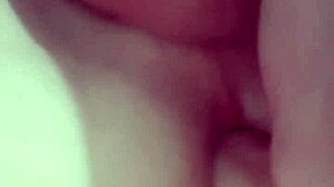 Gay twink slut fucks oiled ass with massive dildo