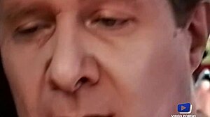 Tabatha Cash, Brunette with Big Tits, Enjoys Threesomes with European and American Partners in Antique Setting